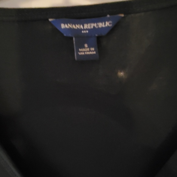 Banana Republic Stretch Black & White Stripe Dress - Picture 3 of 4